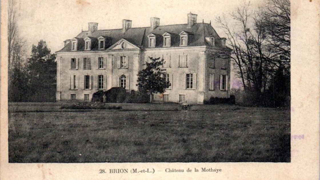 Histoire La Mothaye gite chateau - postcard